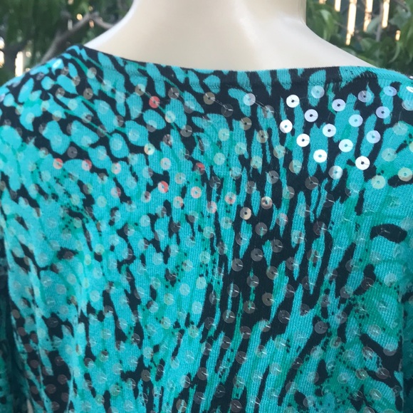 I-N-C Cardigan with sequins - Picture 9 of 11